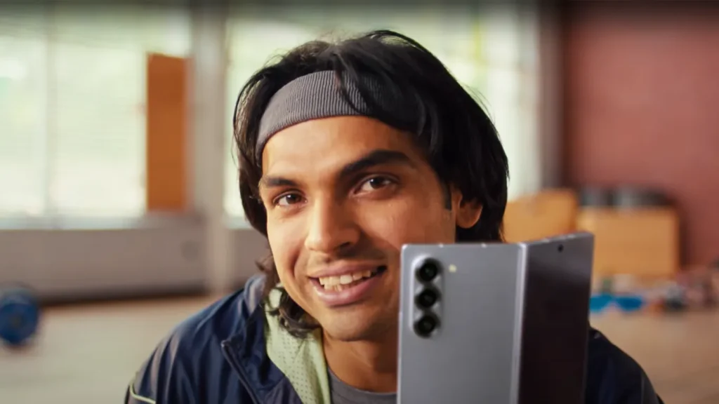 samsung x neeraj chopra