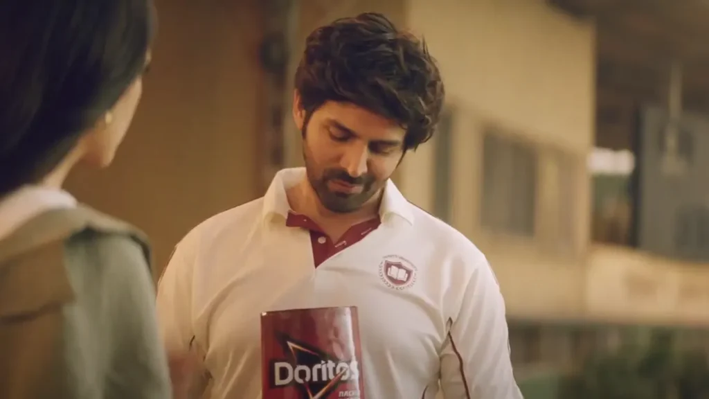 kartik in doritos ad