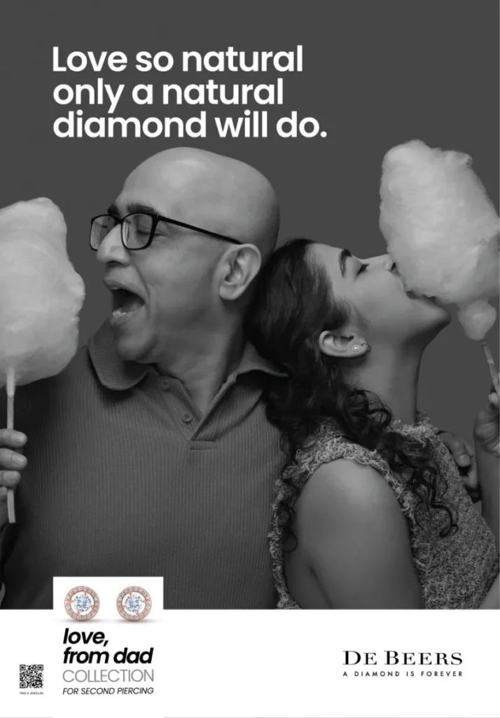 de beers - love, from dad - print campaign